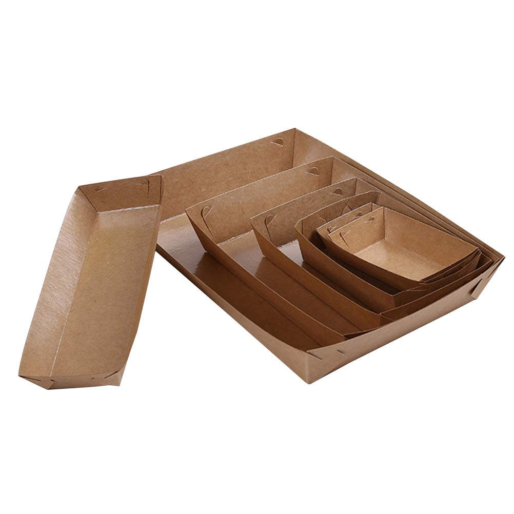 Food Snacks Party - 30Pcs Disposable Boat Packing Box Food