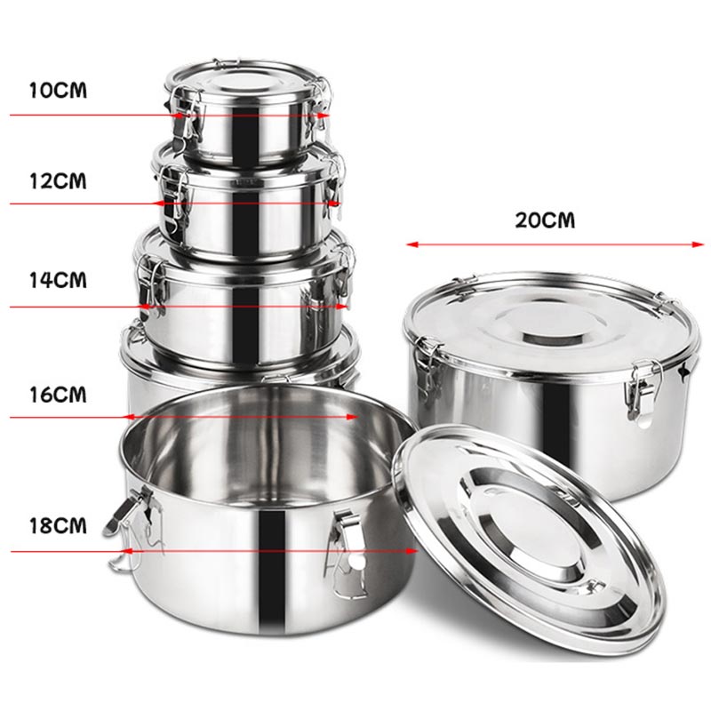 Food Snacks For Picnic - 304 Stainlesss Steel Lunch Boxes Leak