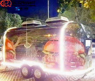 Food Snacks Business - Customizable Street Food Trailer Mobile Snack