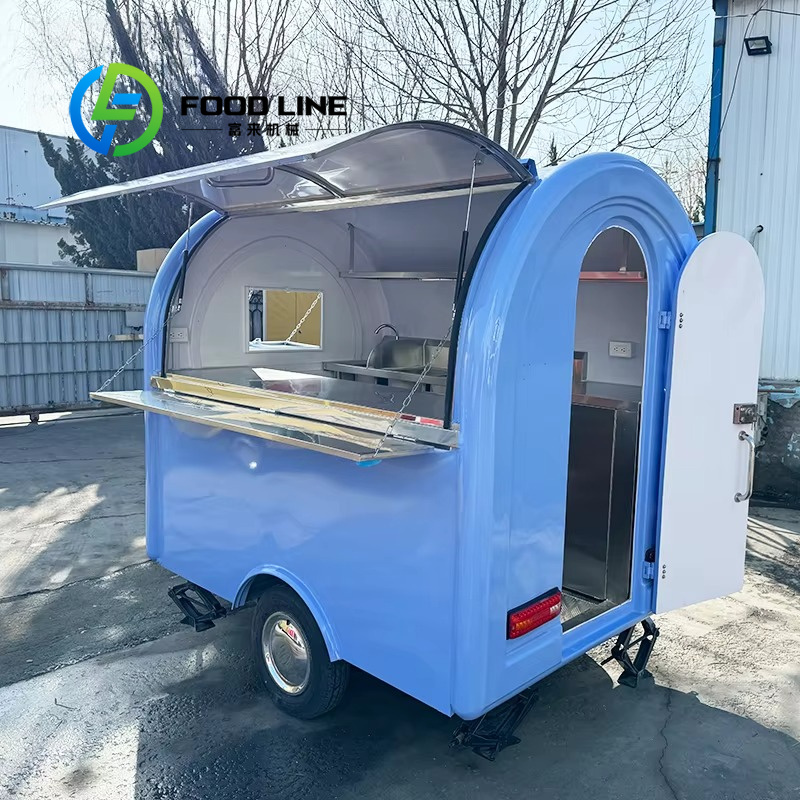 Food Snacks Business - Food Trailer, Commercial Mobile Cart For