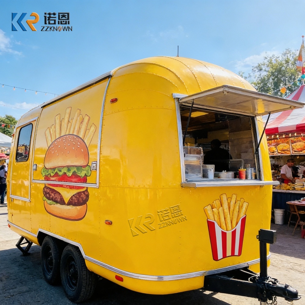 Outdoor Mobile Food Truck Stai - Food Snacks Business ulasan dan harga