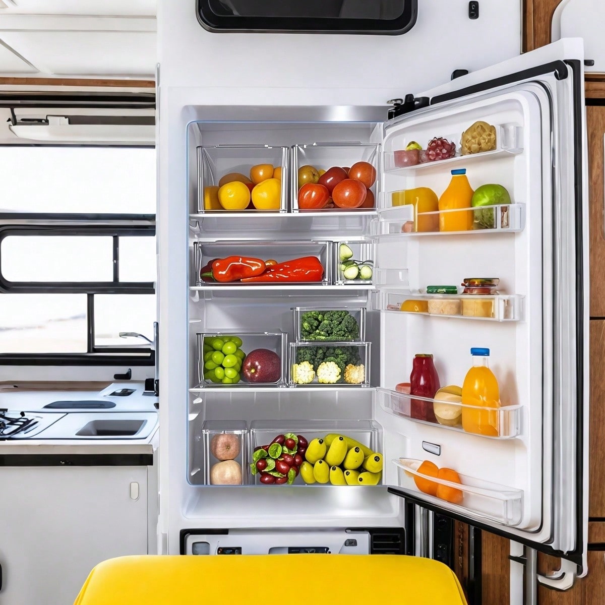 7/14 Pack Stackable Fridge Org - Food Snacks Party ulasan dan harga