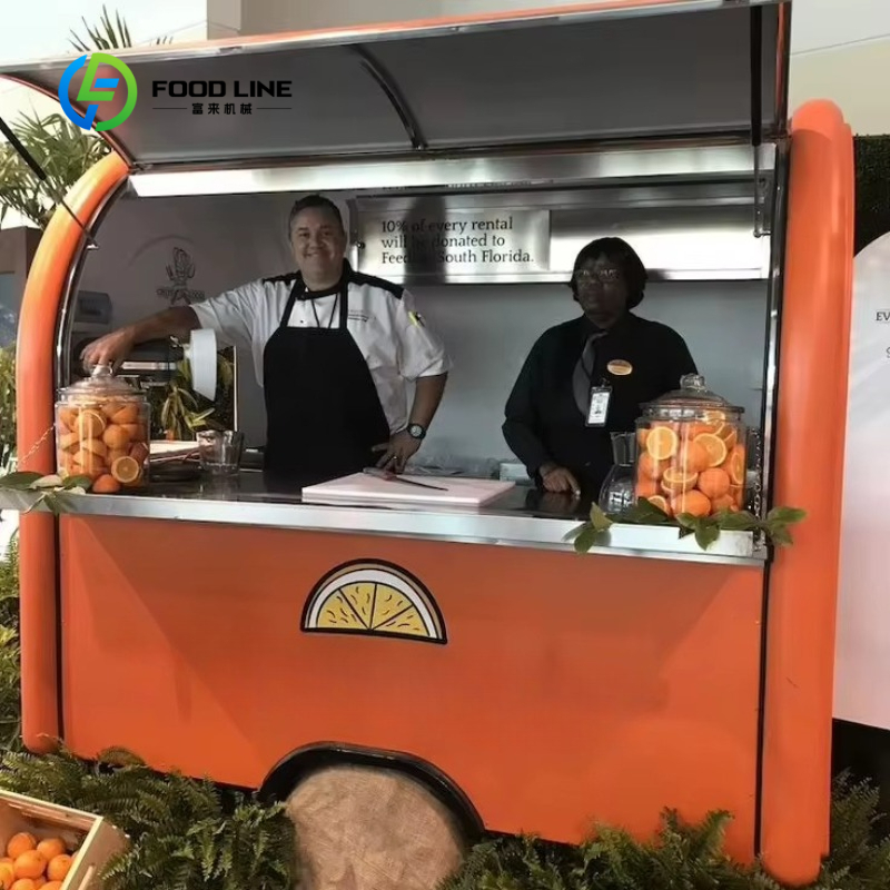 Customized Mobile Round Food C - Food Snacks Business ulasan dan harga