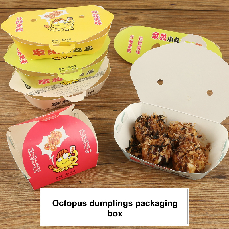 100Pcs Disposable Cartoon Octo - Food Snacks Party ulasan dan harga