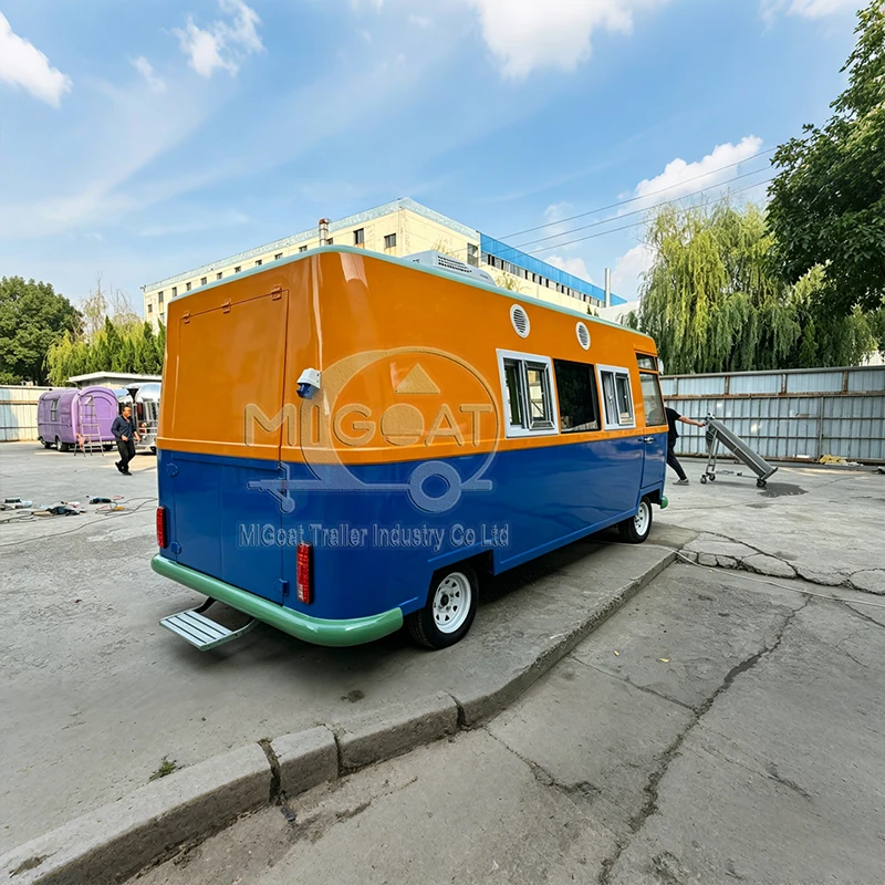 Commercial Mobile Food Van wit - Food Snacks Business ulasan dan harga