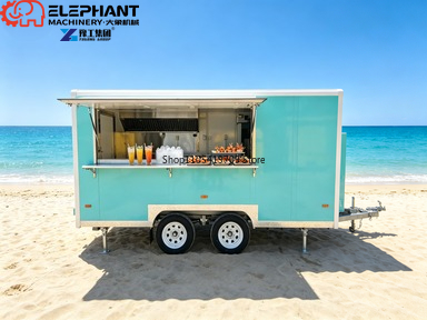 Square Fast Food Trailer Box M - Food Snacks Business ulasan dan harga