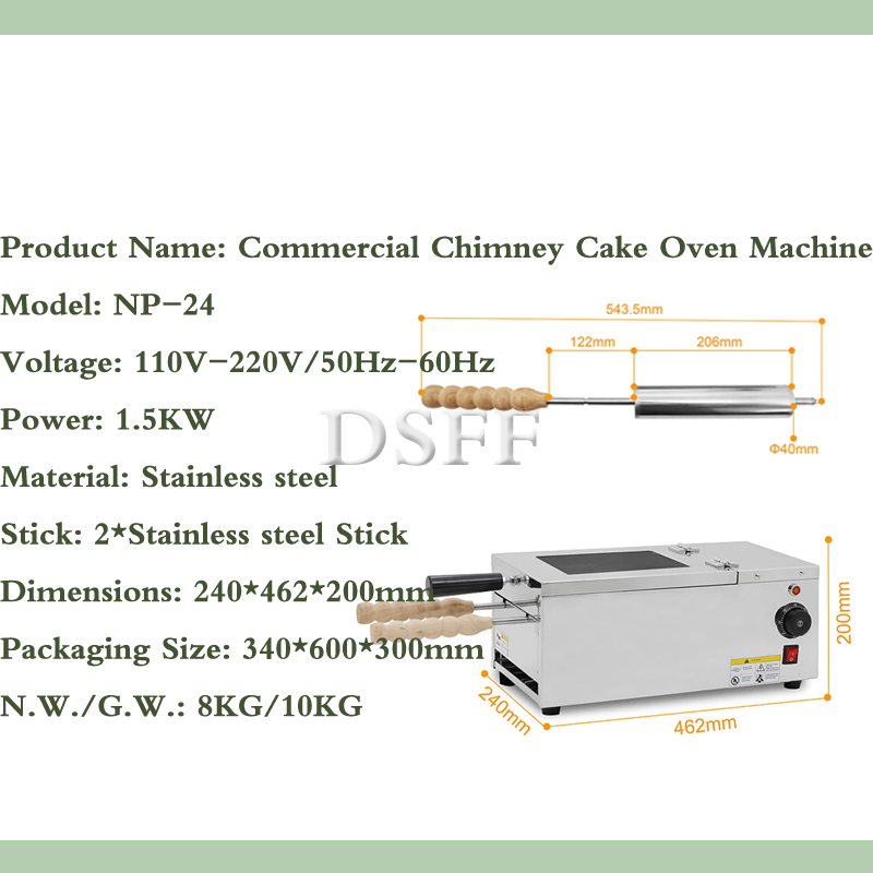Kurtos Kalacs Oven Machine Rol - Food Snacks Business ulasan dan harga