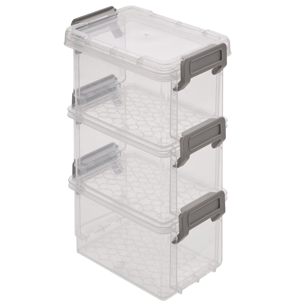 4-Pack 12oz Stackable Storage  - Snacks Food Labels ulasan dan harga