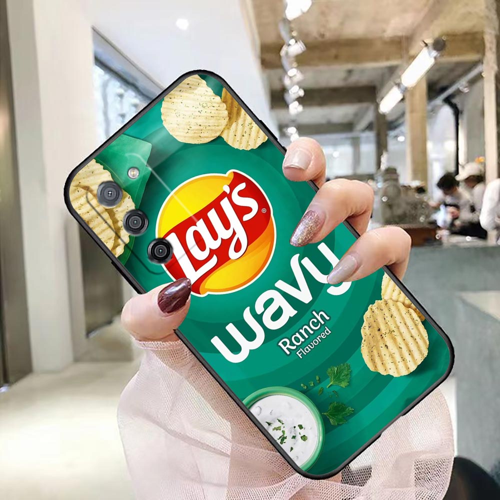 Phone Case For OPPO A5X A6X A6 - Food Snacks Logos ulasan dan harga