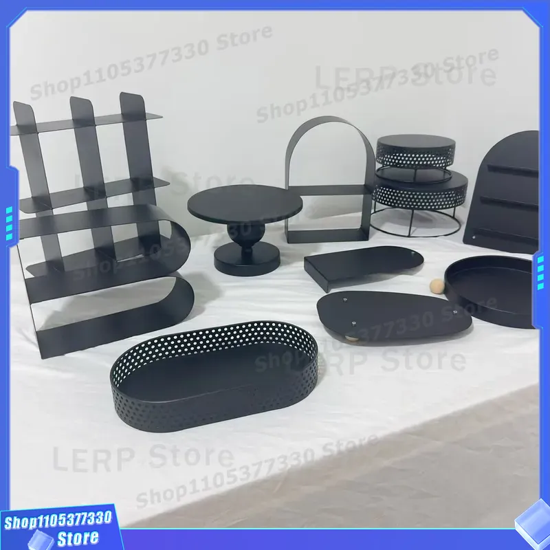 Black Metal Cake Stand for Wed - Food Snacks That Are Black ulasan dan harga