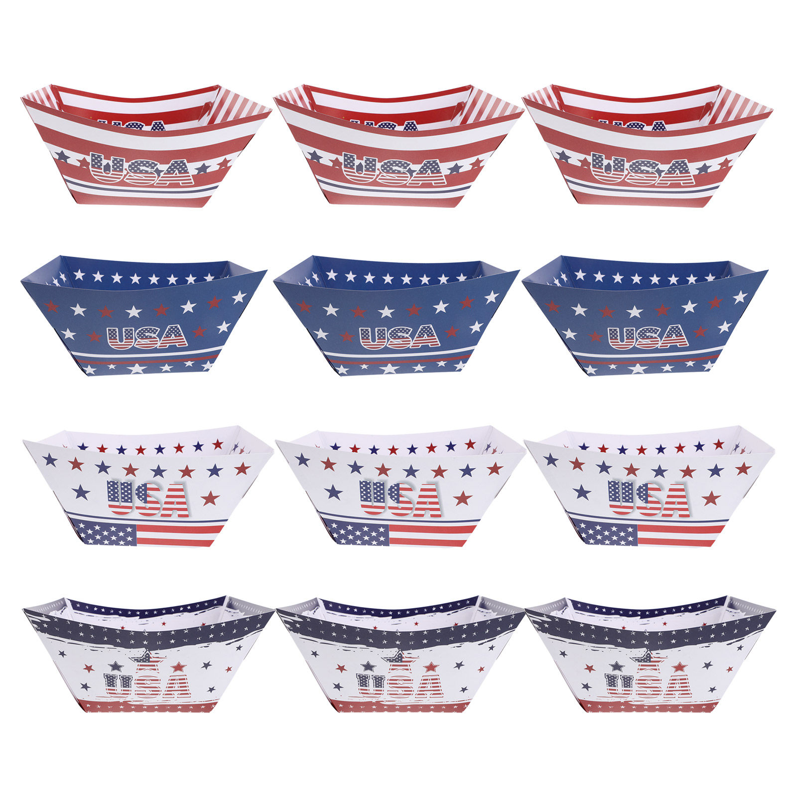 12Pcs Independence Day Party S - Food Snacks Party ulasan dan harga