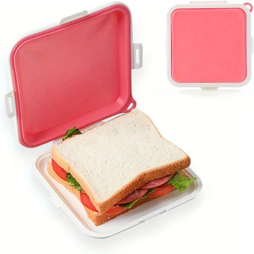 Silicone Sandwich Storage Box  - Food Snacks For Picnic ulasan dan harga
