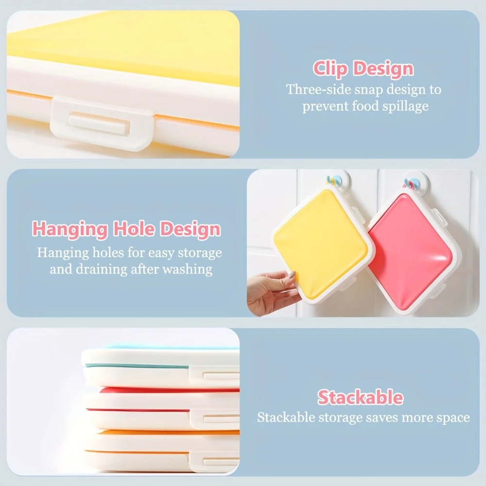 Silicone Sandwich Storage Box  - Food Snacks For Picnic ulasan dan harga