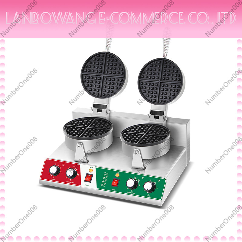 Rotating Waffle Maker Griddle  - Food Snacks Business ulasan dan harga