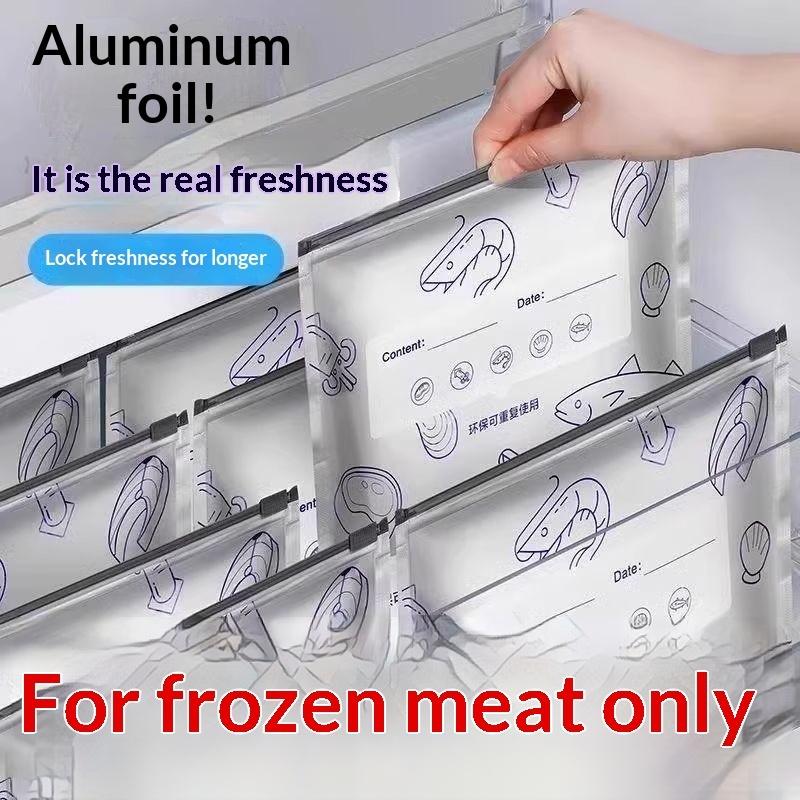50Pcs Reusable Aluminum Foil F - Snacks Food Labels ulasan dan harga