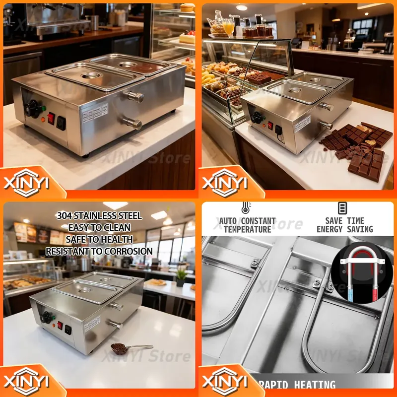 Stainless Steel Chocolate Melt - Snacks Food Warmer ulasan dan harga