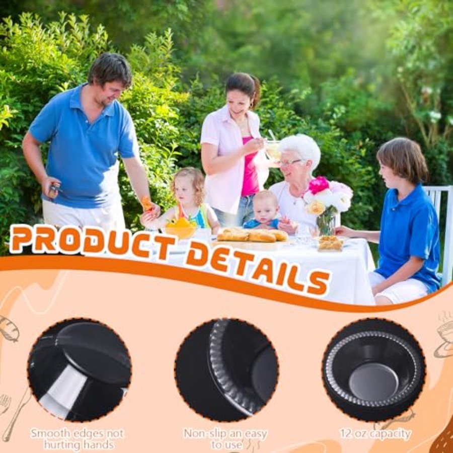 30 Pack 12 oz Disposable Plast - Food Snacks Party ulasan dan harga