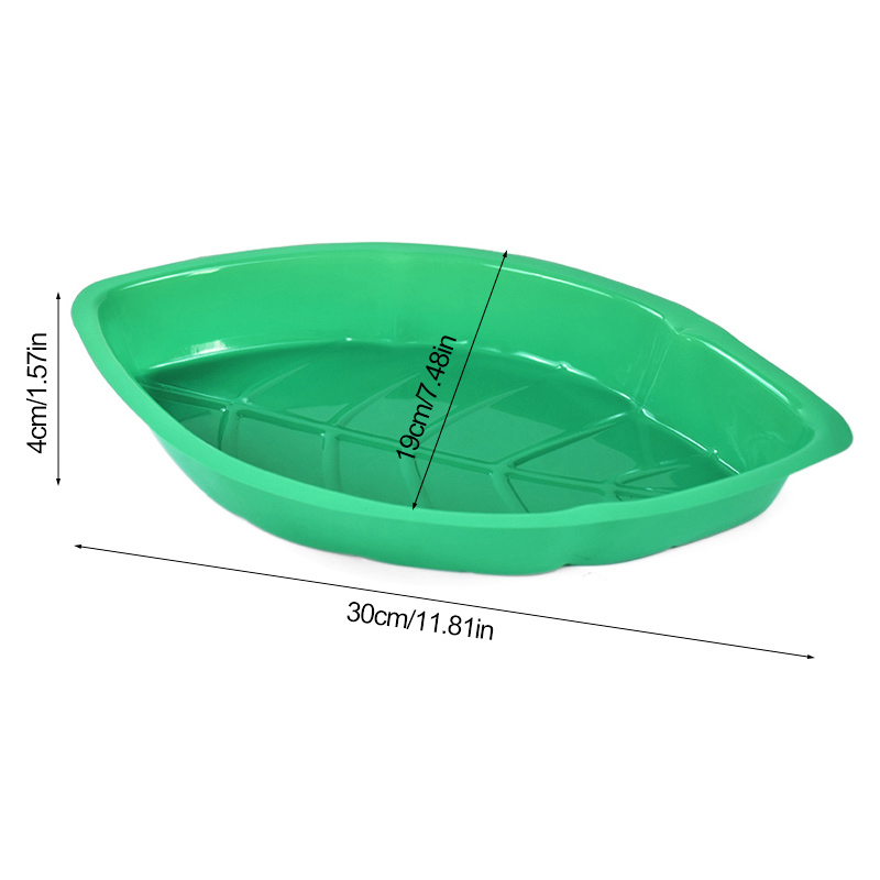 6Pcs Green Palm Leaf Plate Sna - Food Snacks That Are Green ulasan dan harga
