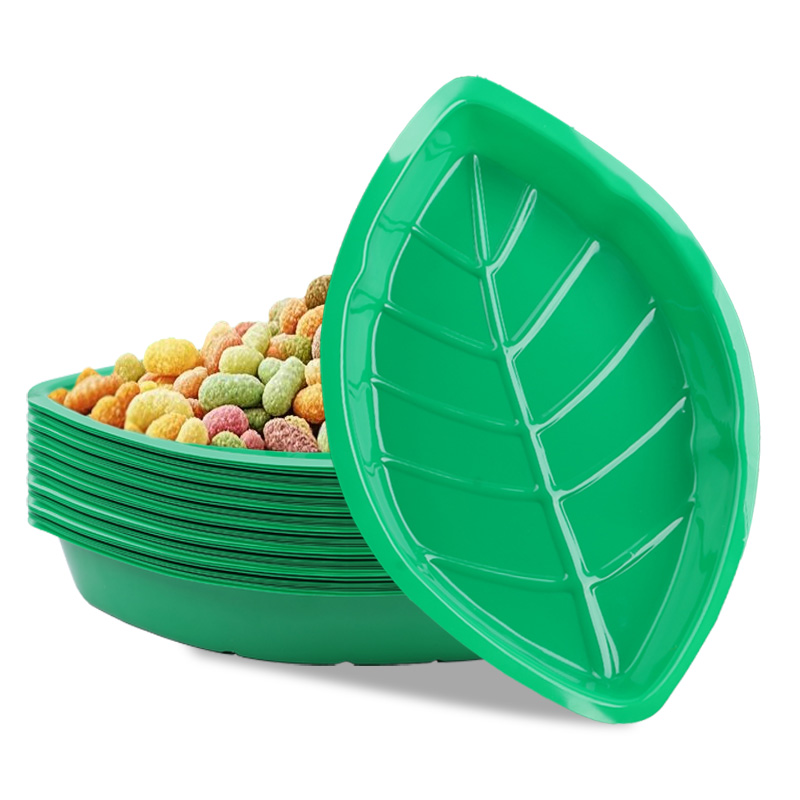 6Pcs Green Palm Leaf Plate Sna - Food Snacks That Are Green ulasan dan harga