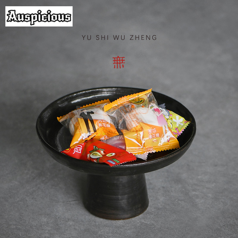 Handamde Black Coarse Pottery  - Food Snacks That Are Black ulasan dan harga