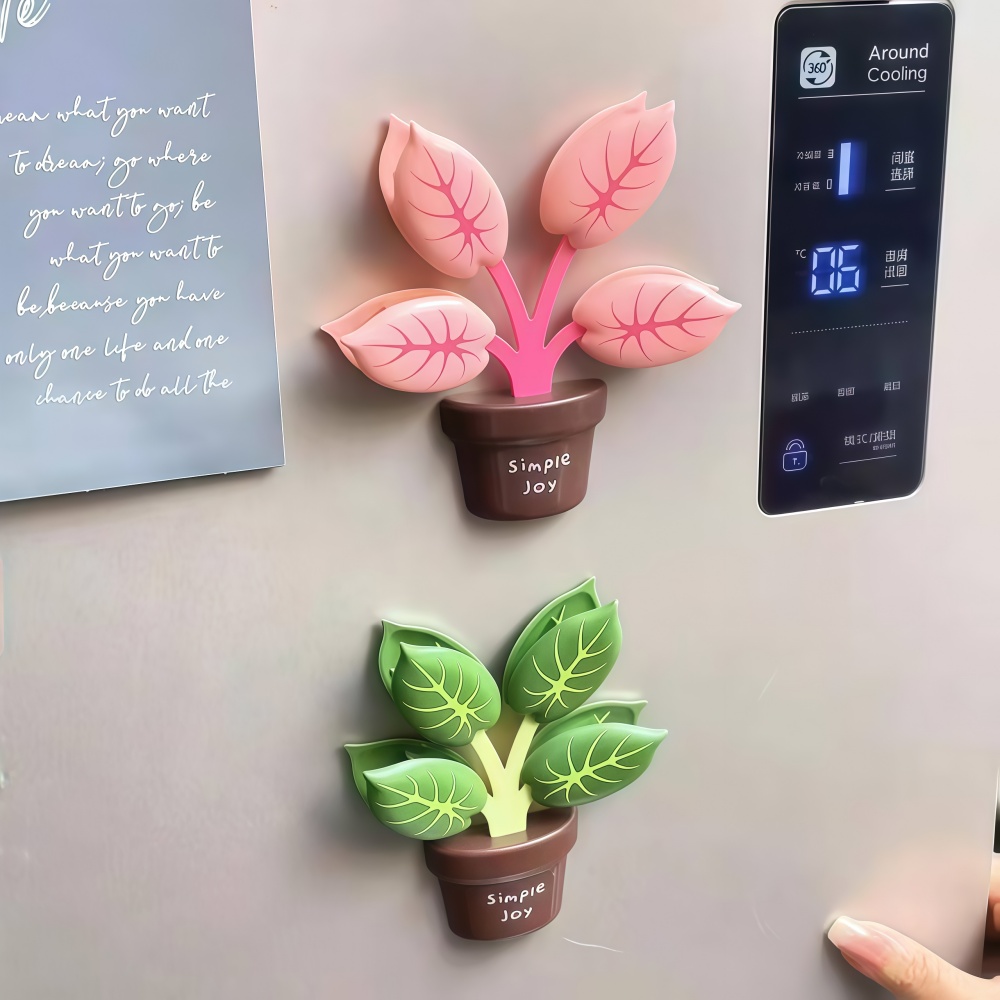 Green Plant Leaf Magnetic Seal - Food Snacks That Are Green ulasan dan harga