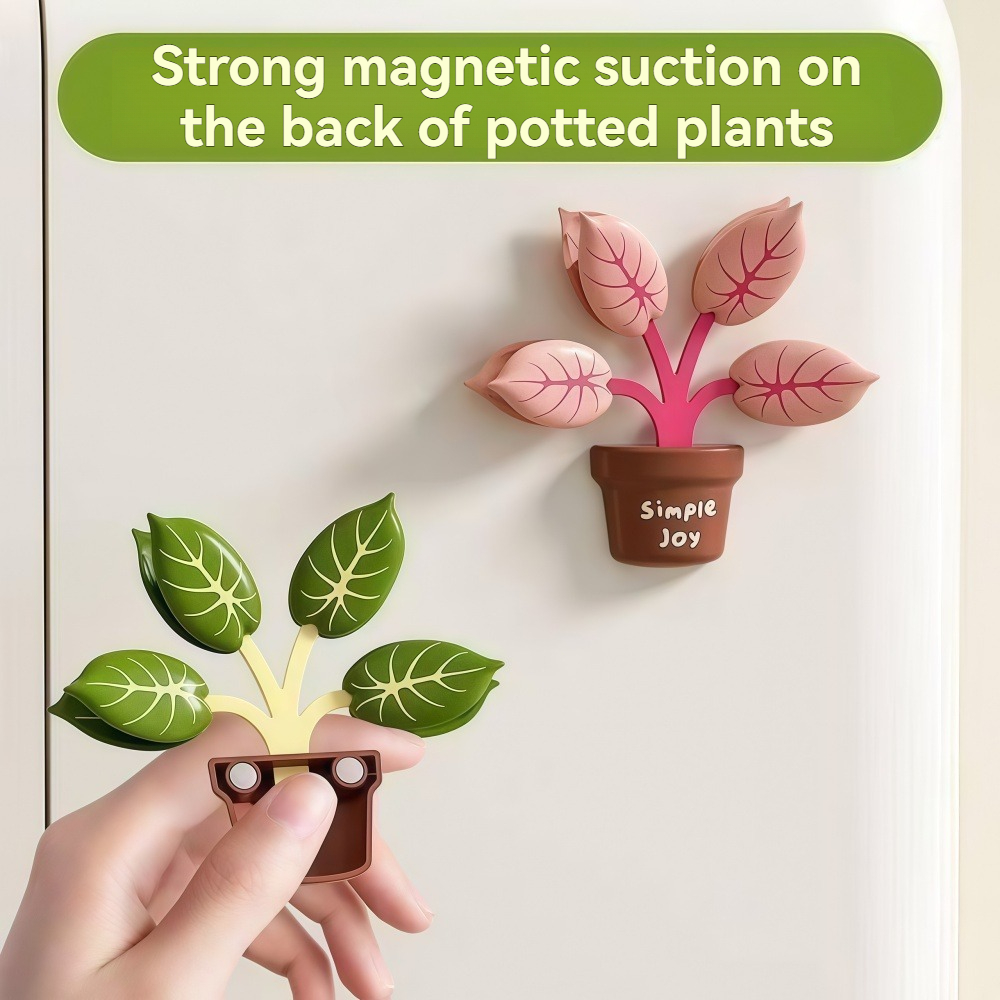 Green Plant Leaf Magnetic Seal - Food Snacks That Are Green ulasan dan harga