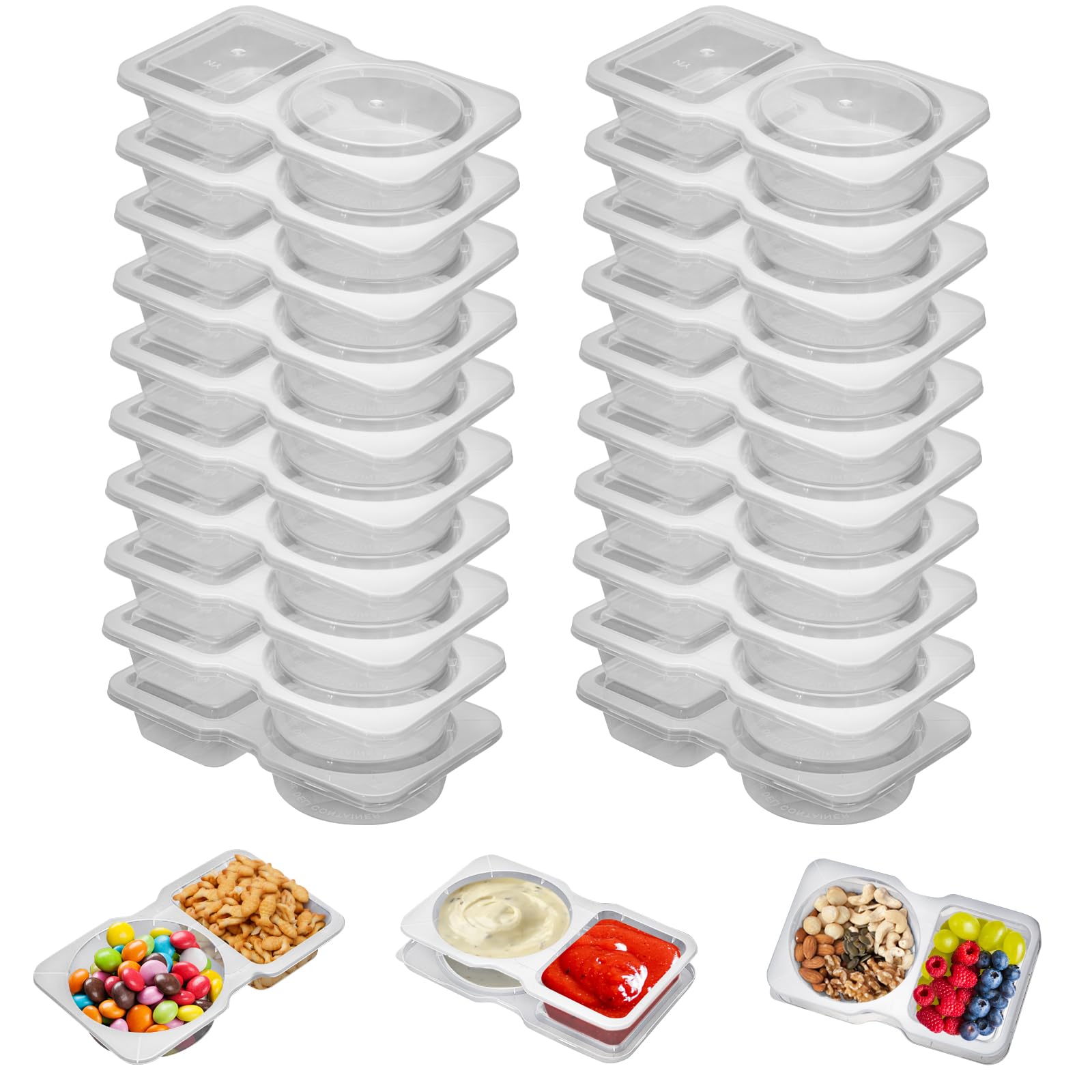 Reusable Plastic Sauce Contain - Food Snacks For Picnic ulasan dan harga