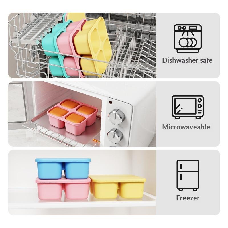 Silicone Snack Box: Food Grade - Food Snacks For Picnic ulasan dan harga