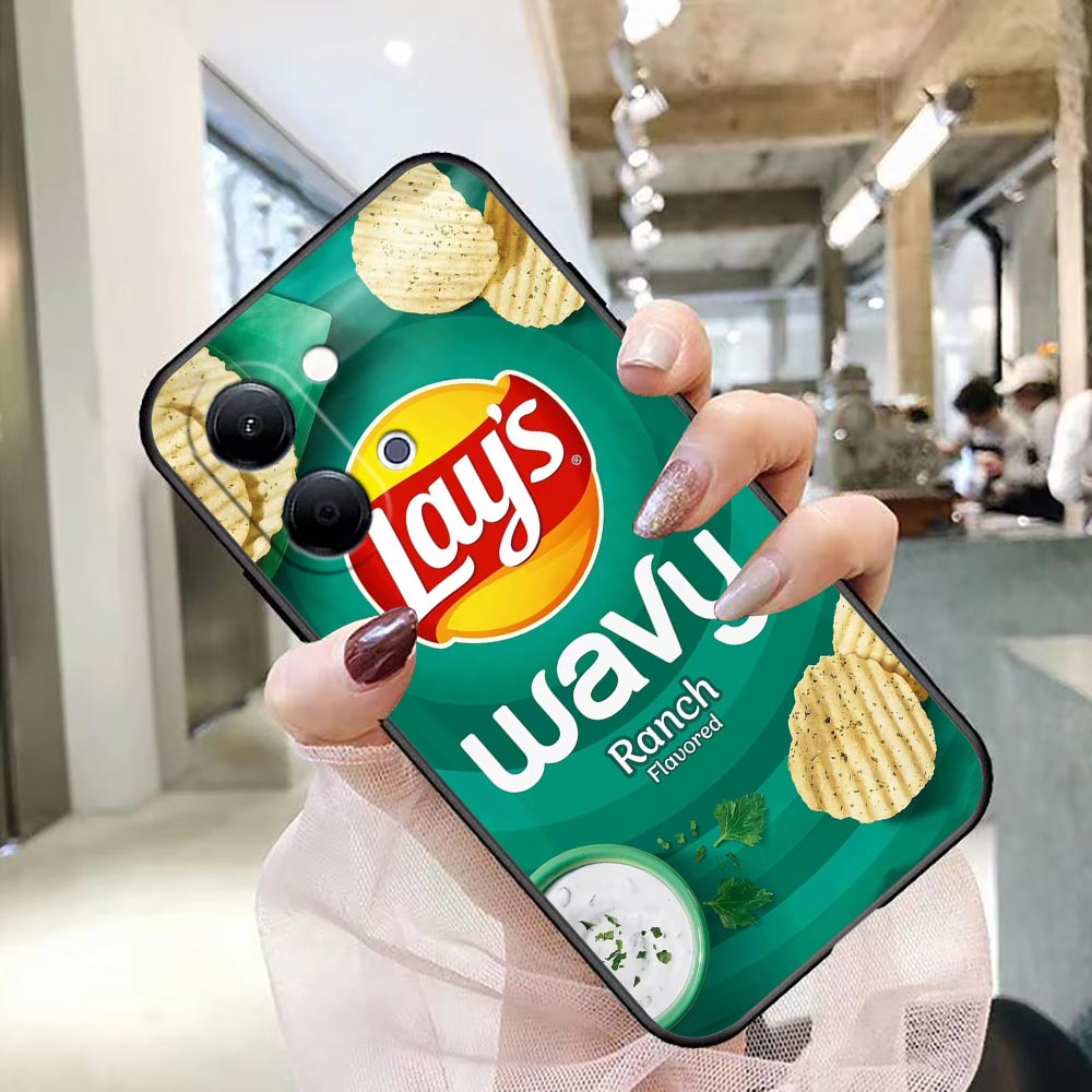 Phone Case For VIVO Y400 Y04 Y - Food Snacks Logos ulasan dan harga