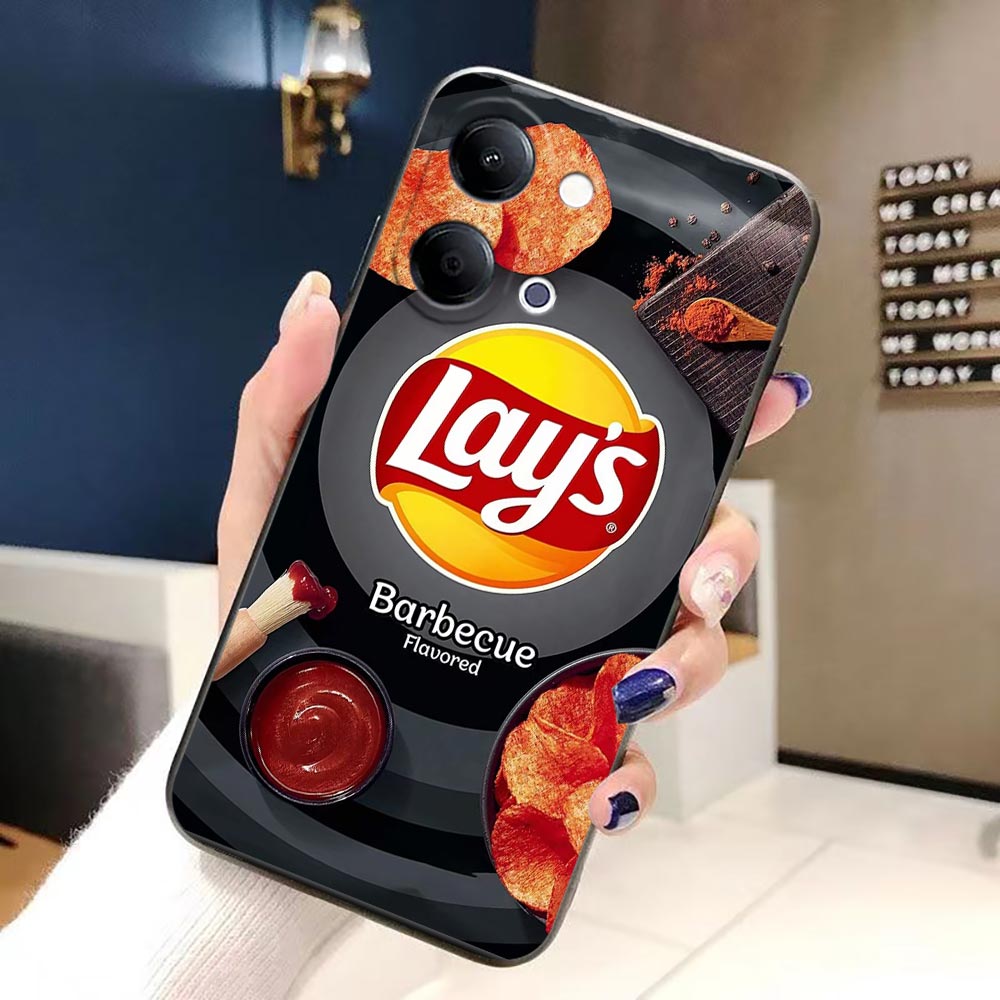 Phone Case For VIVO Y400 Y04 Y - Food Snacks Logos ulasan dan harga
