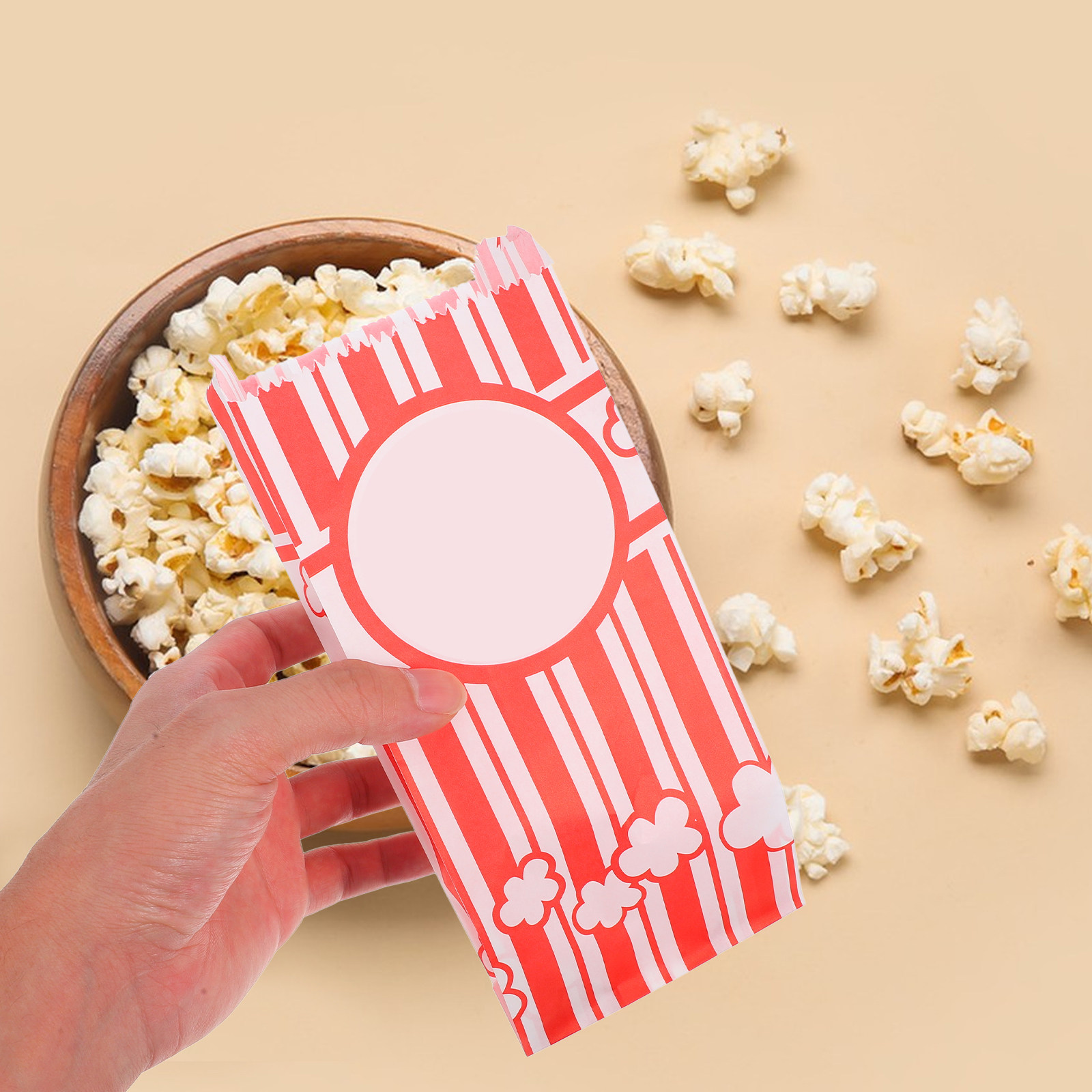 30Pcs Greaseproof Popcorn Bags - Food Snacks Party ulasan dan harga