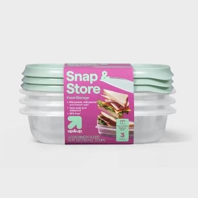 2026 New 3 Pack 24oz Square Fo - Food Snacks That Are Green ulasan dan harga